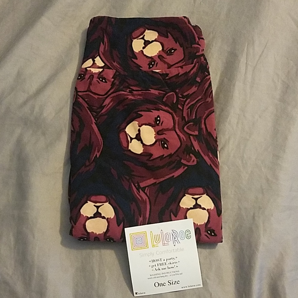 LuLaRoe NWT OS Lion Leggings